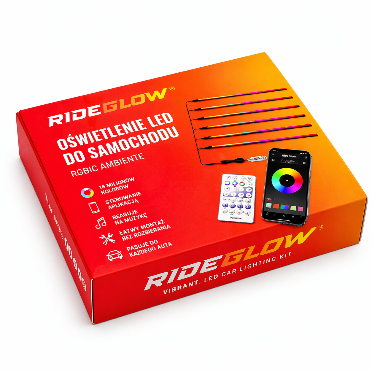 Ambiente Led na USB 6 szt. – do wszystkich aut
